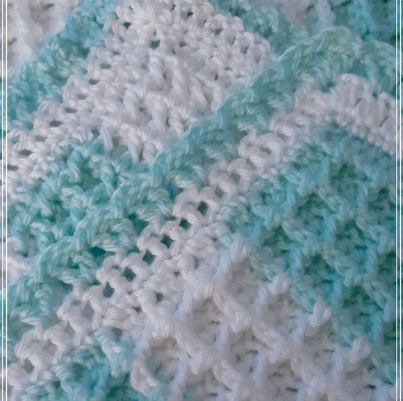 Waffle Me Up Baby Afghan - Picture 3 of 4